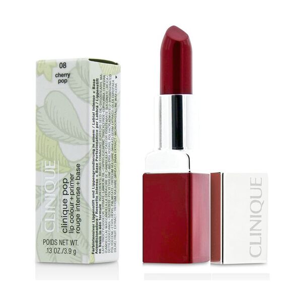 Clinique Pop Lip Colour + Primer - Cherry Pop 0.13oz - Picture 1 of 4
